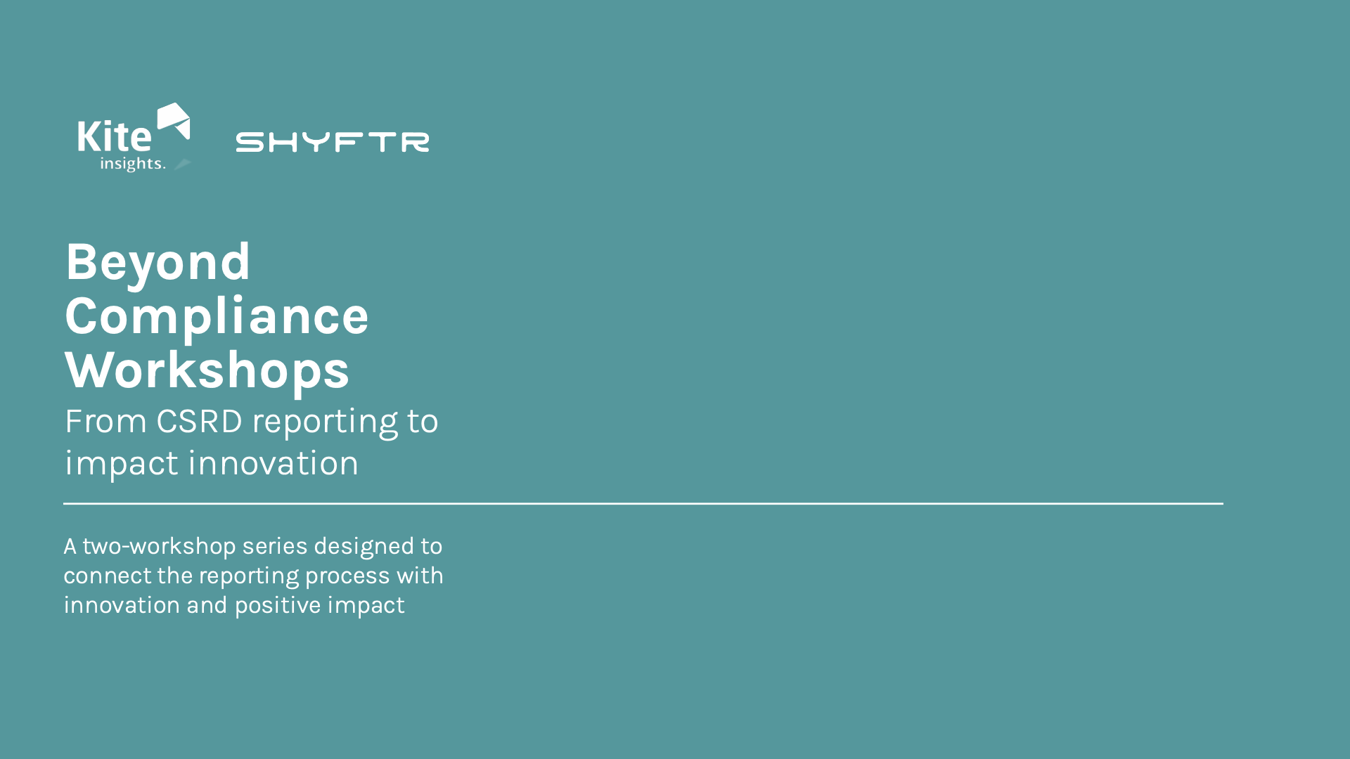 TCS_CSRD workshop